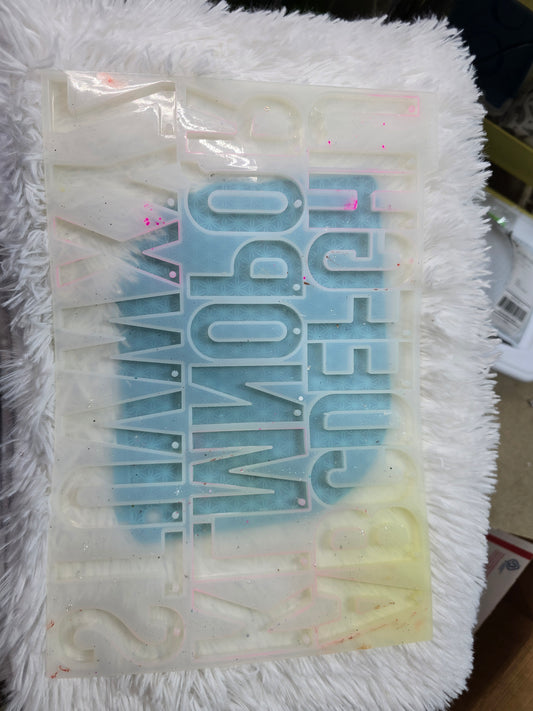 Alphabet Keychain Mold