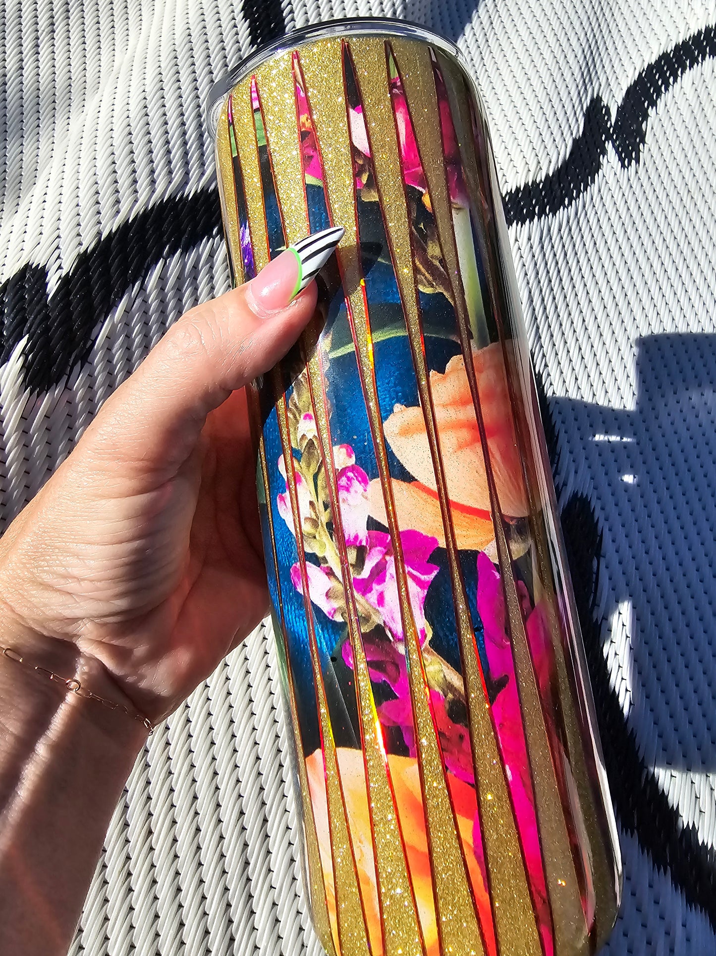 Tumbler- Floral Beauty