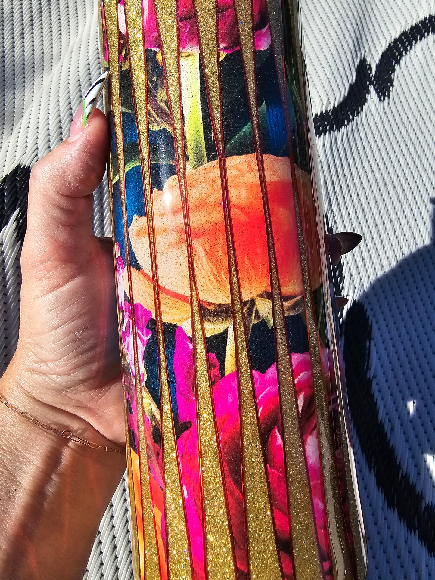 Tumbler- Floral Beauty