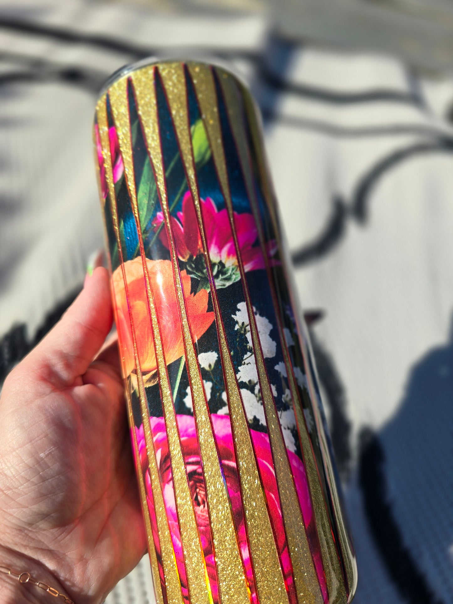 Tumbler- Floral Beauty