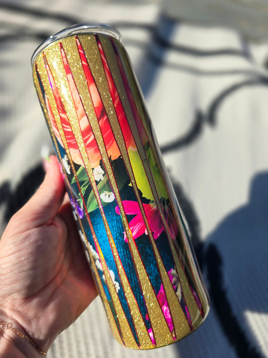 Tumbler- Floral Beauty