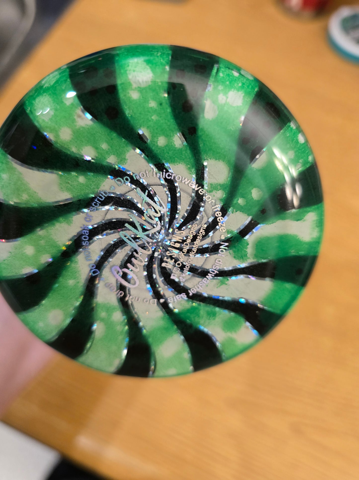 Beetlejuice Tumbler - Green Drip