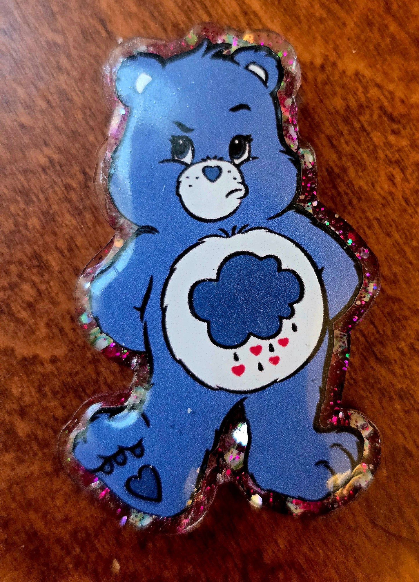 Badge Buddy Grumpy Bear