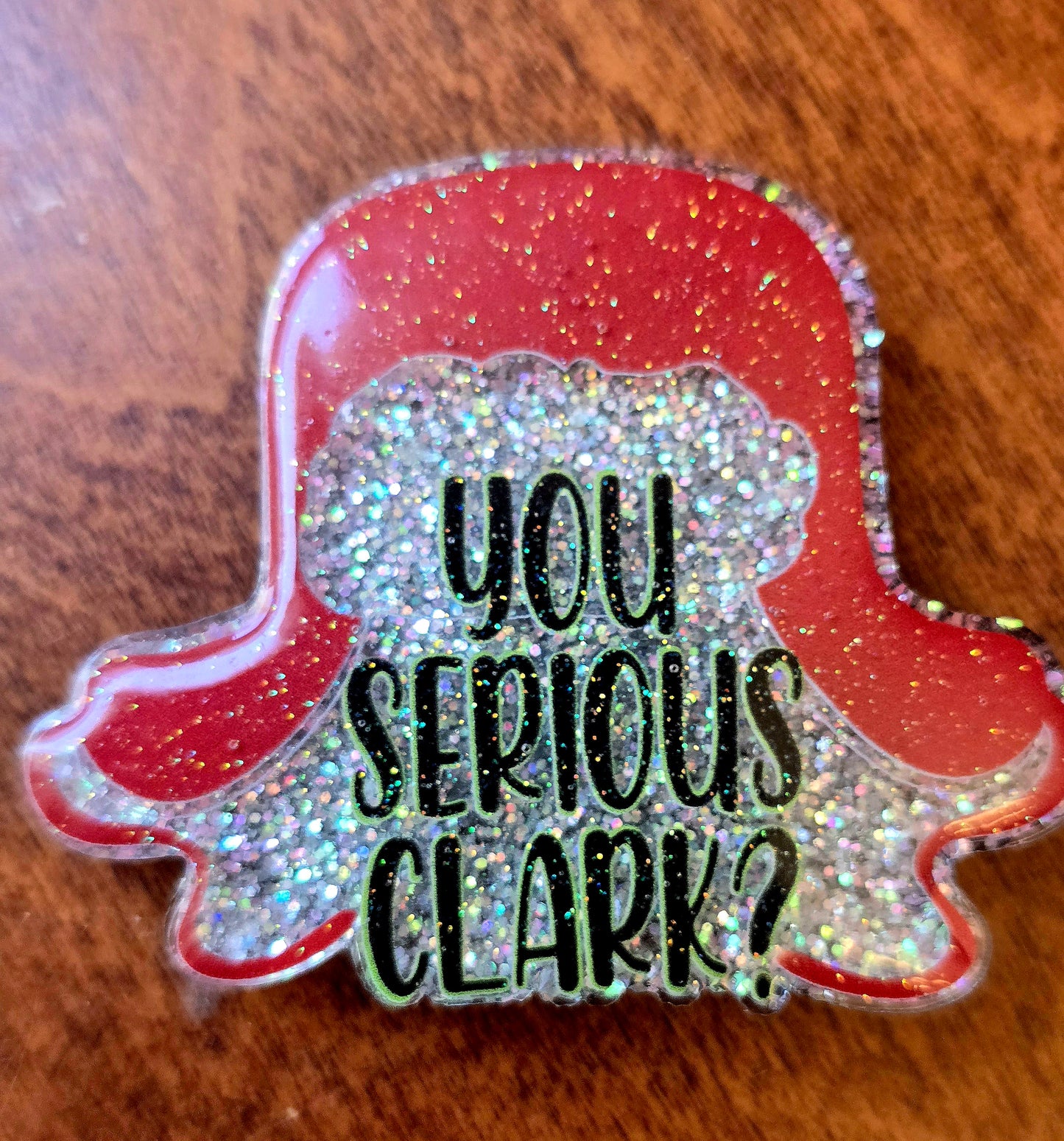 Badge Buddy Glittered Griswold