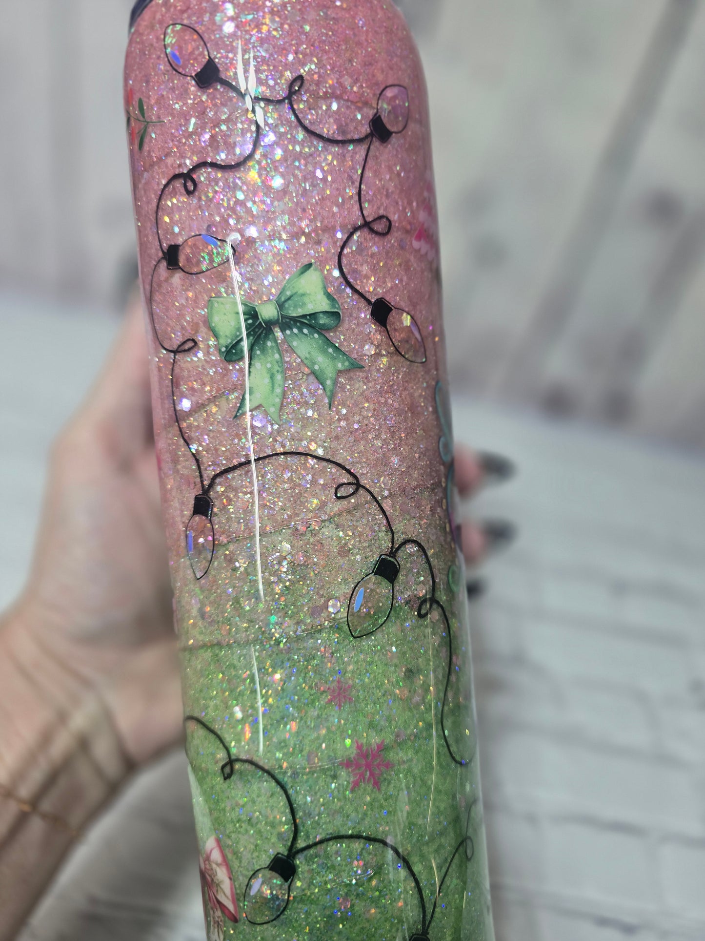 Tumbler- Pastel Merry & Bright