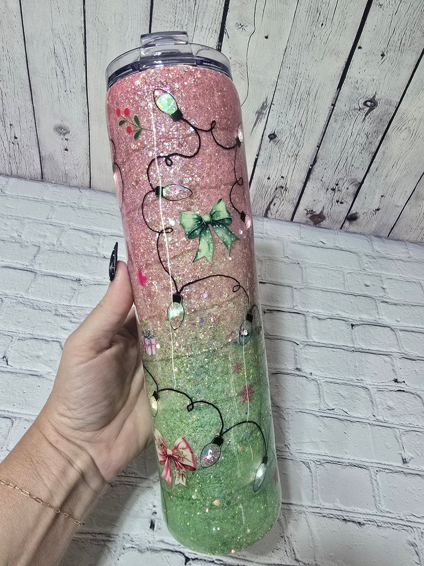 Tumbler- Pastel Merry & Bright