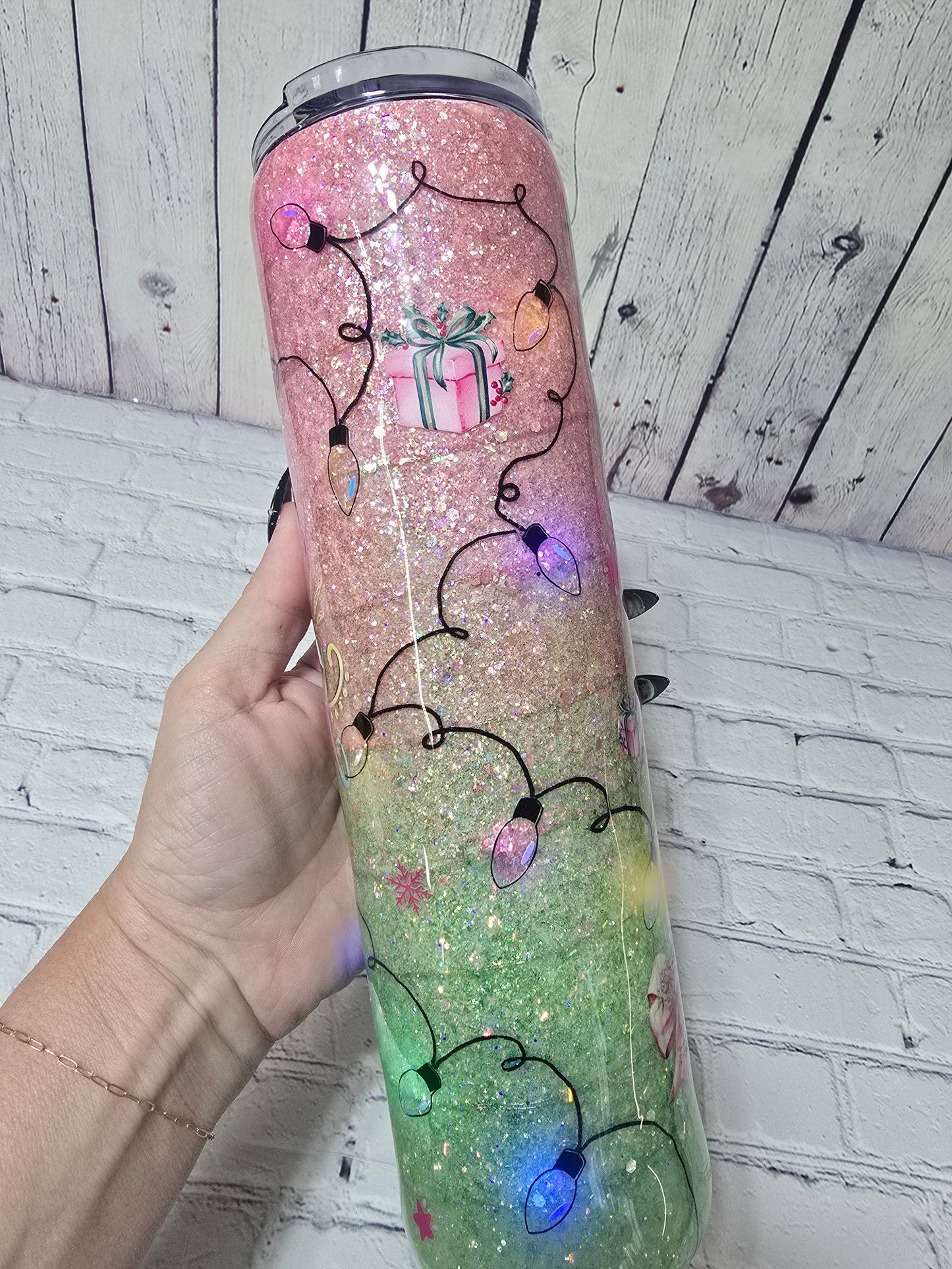 Tumbler- Pastel Merry & Bright