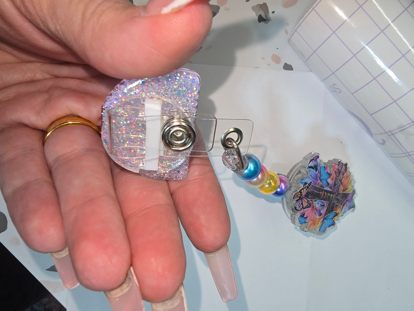 Badge Charm- Positive Pants