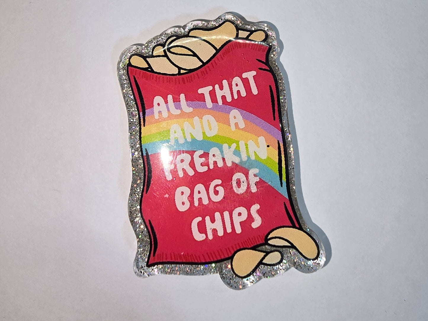 Badge Buddy- Bag o Chips