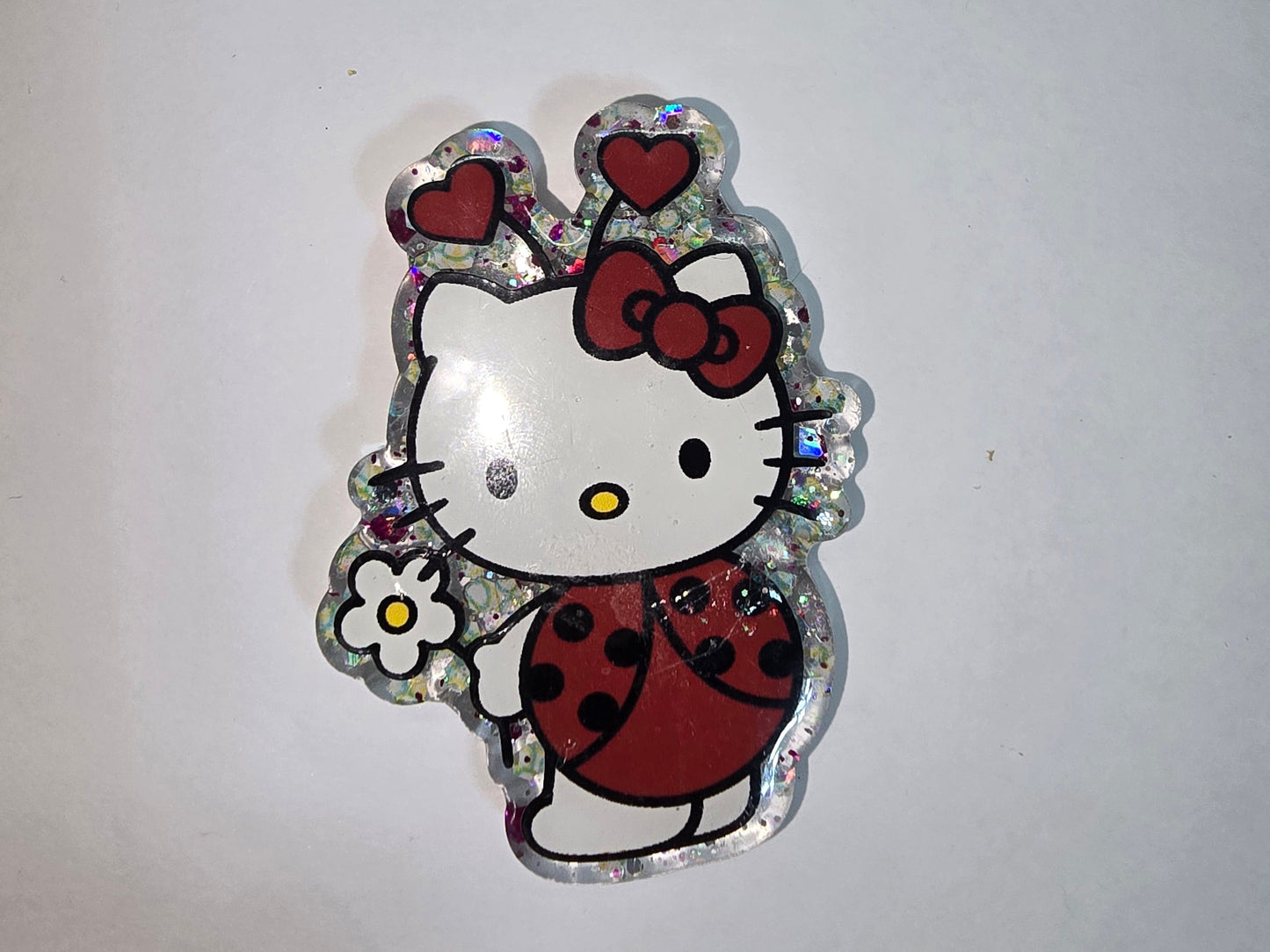 Badge Buddy- Hello Kitty Ladybug