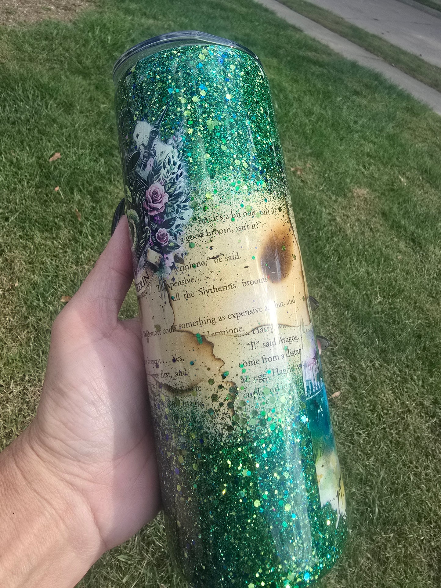 Slytherin House Tumbler – 20 oz