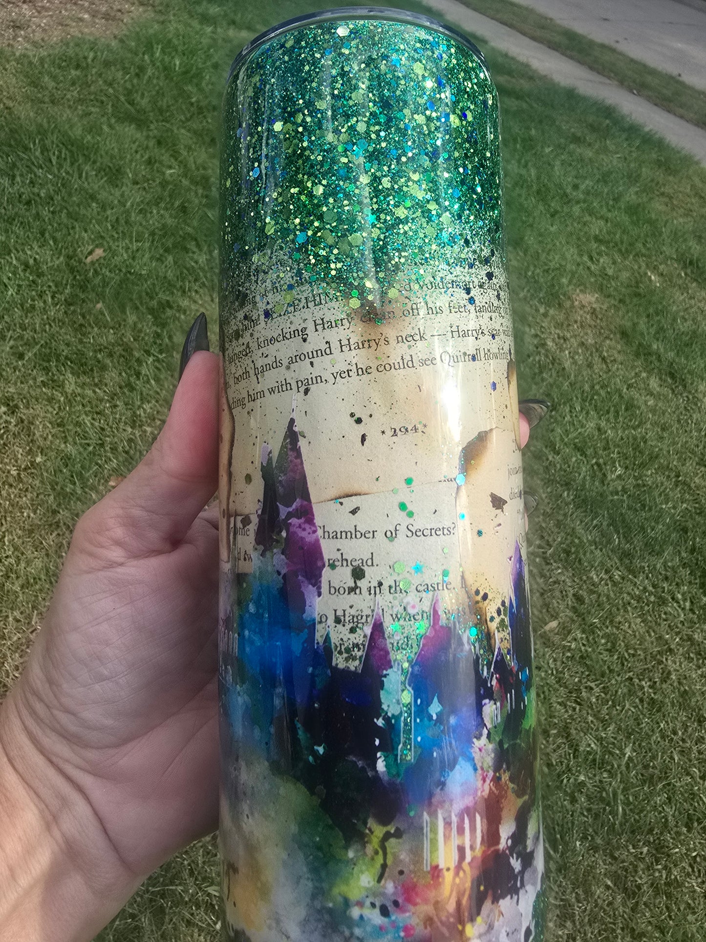 Slytherin House Tumbler – 20 oz