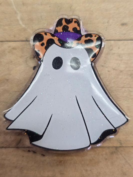 Badge Buddy White Cowboy Ghost