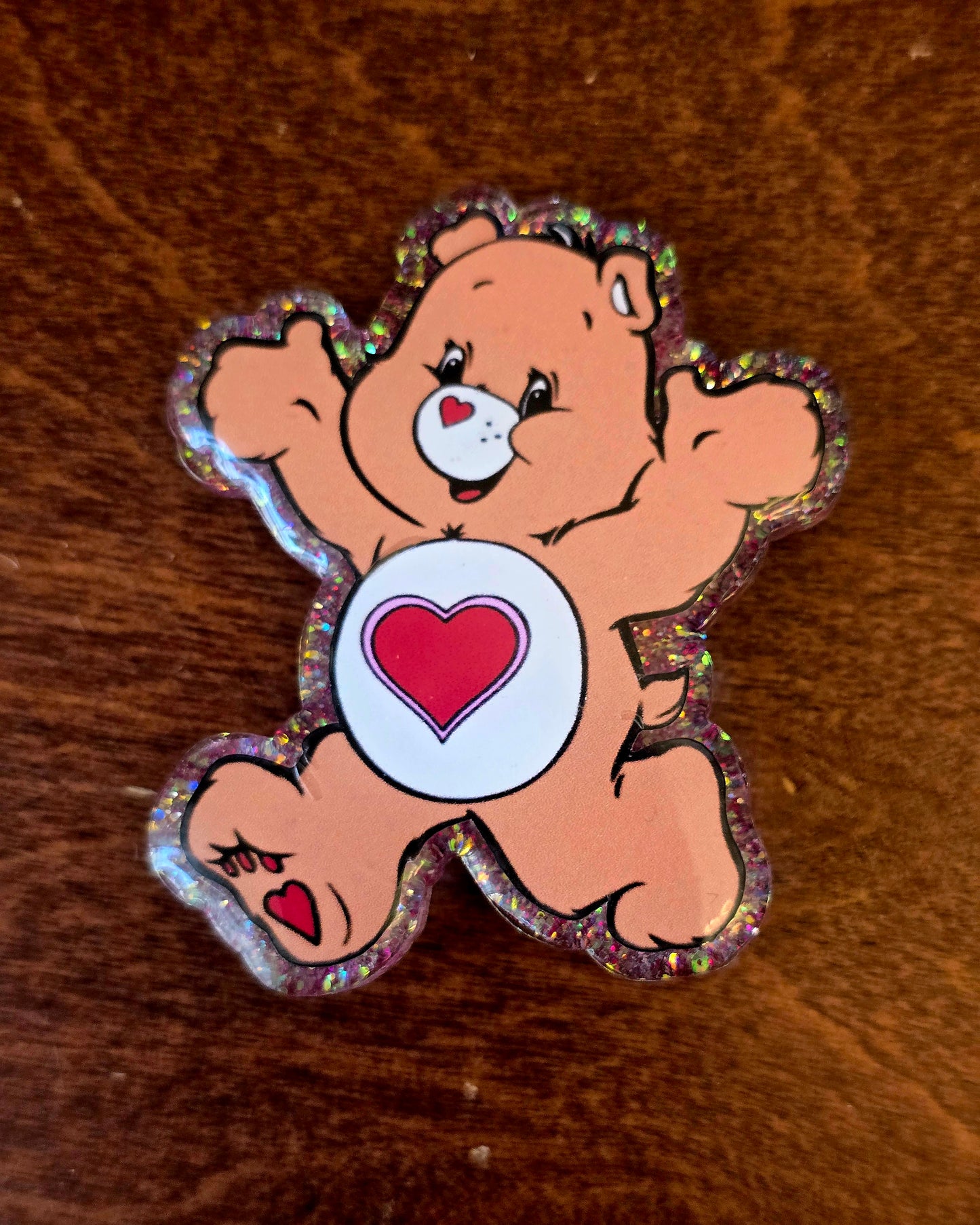 Badge Bunny Care Bear Heart
