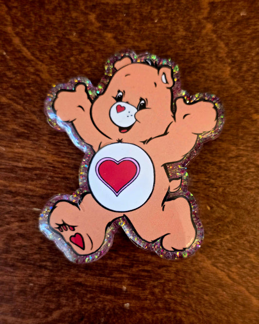Badge Bunny Care Bear Heart