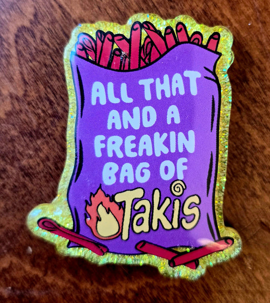 Badge Buddy Takis