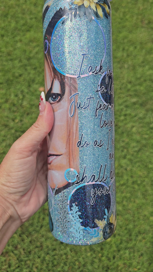 Blue Labrynth Tumbler