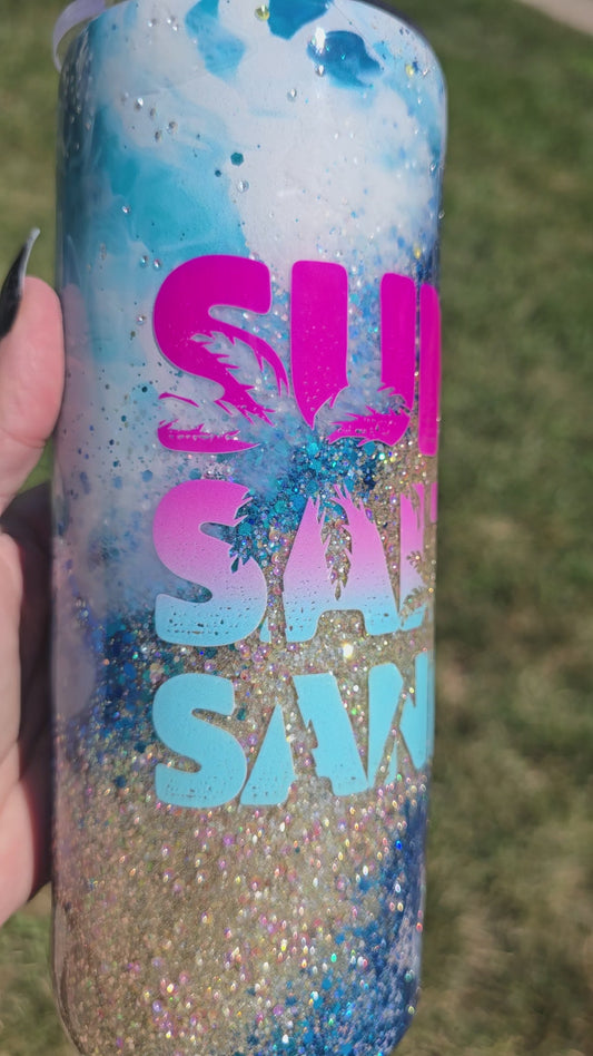 Sun, Salt & Sand 25oz Tumbler