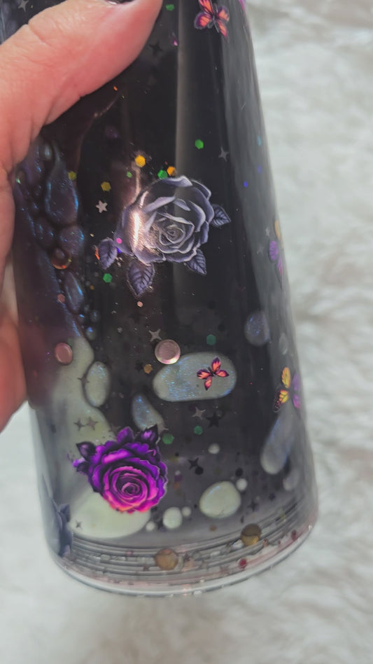 Mystic Owl Reverse Lava 24oz Snowglobe