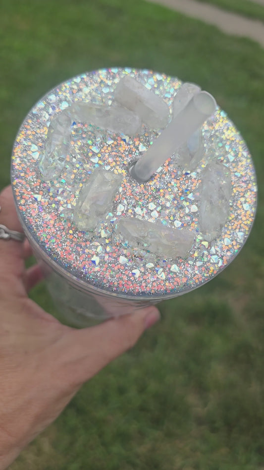 Just Be Mystic Snowglobe Tumbler ✨🪼