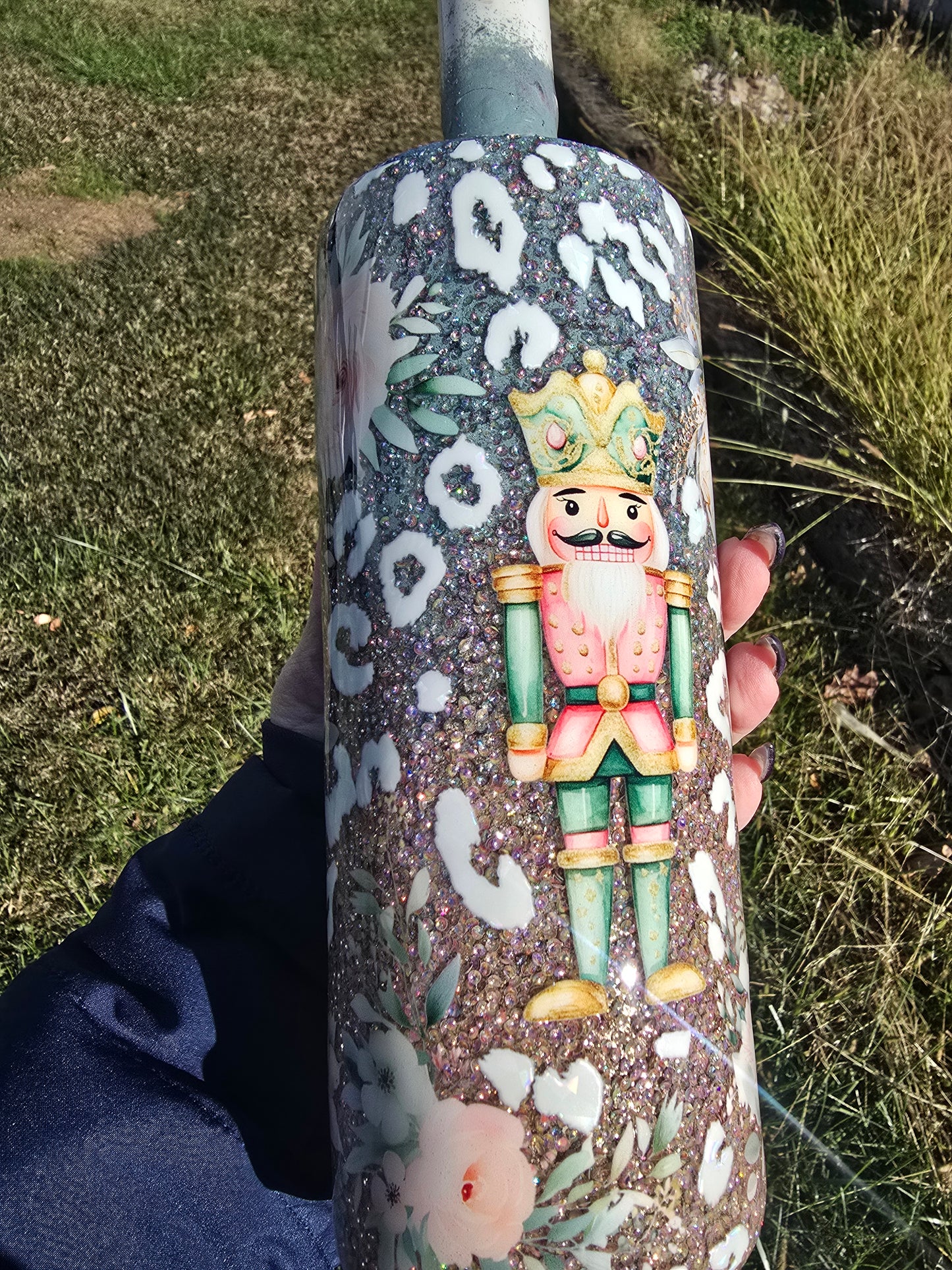 Silver & Gold Holiday Tumbler