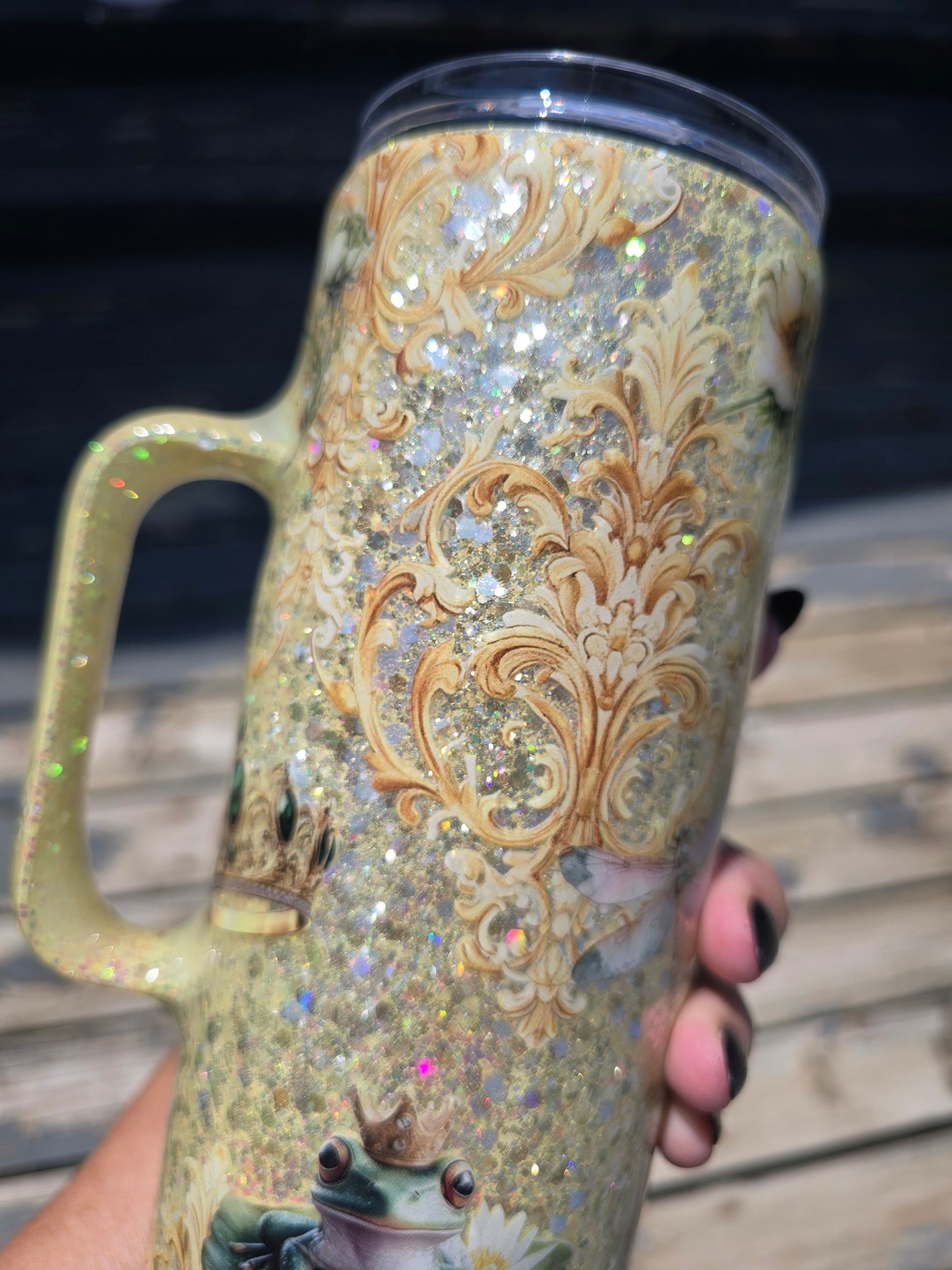 Princess & the Frog Inspired 30oz Skinny Handled Tumbler