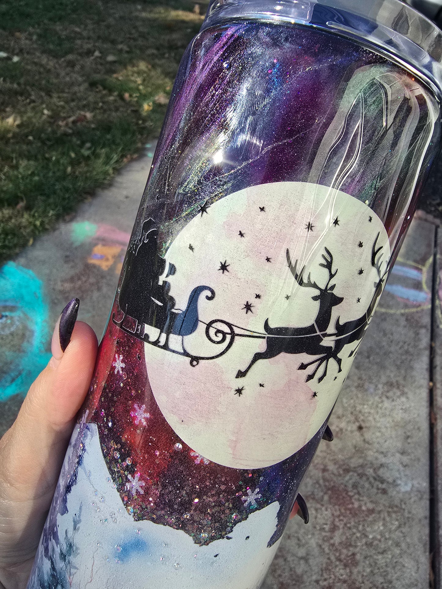 Santa & Reindeer Cup