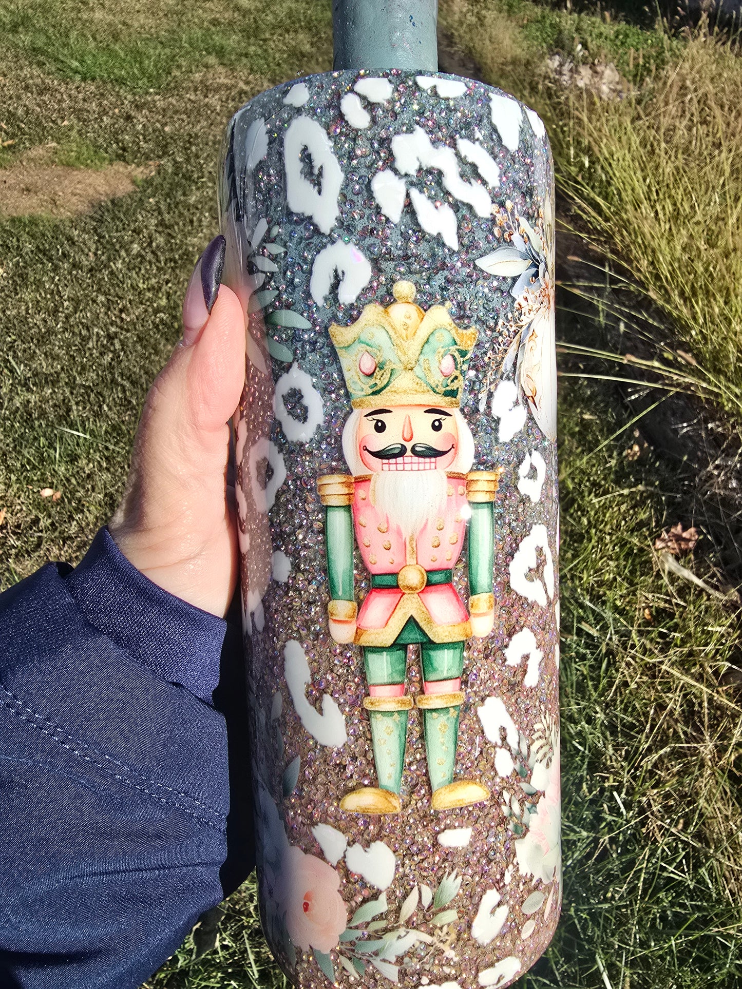 Silver & Gold Holiday Tumbler