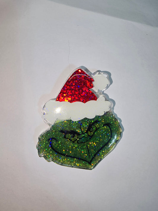 Grinch Badge Buddy