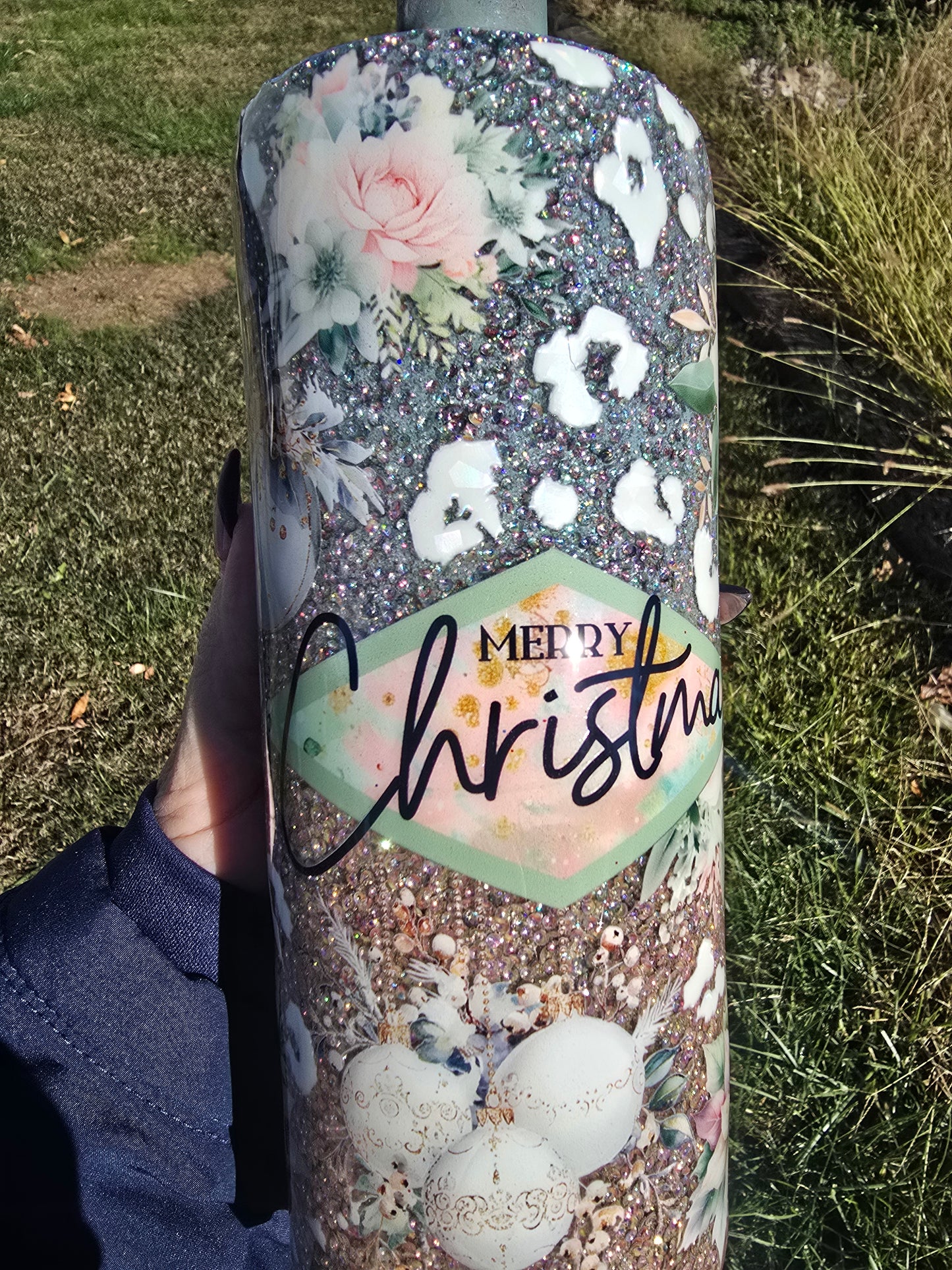 Silver & Gold Holiday Tumbler