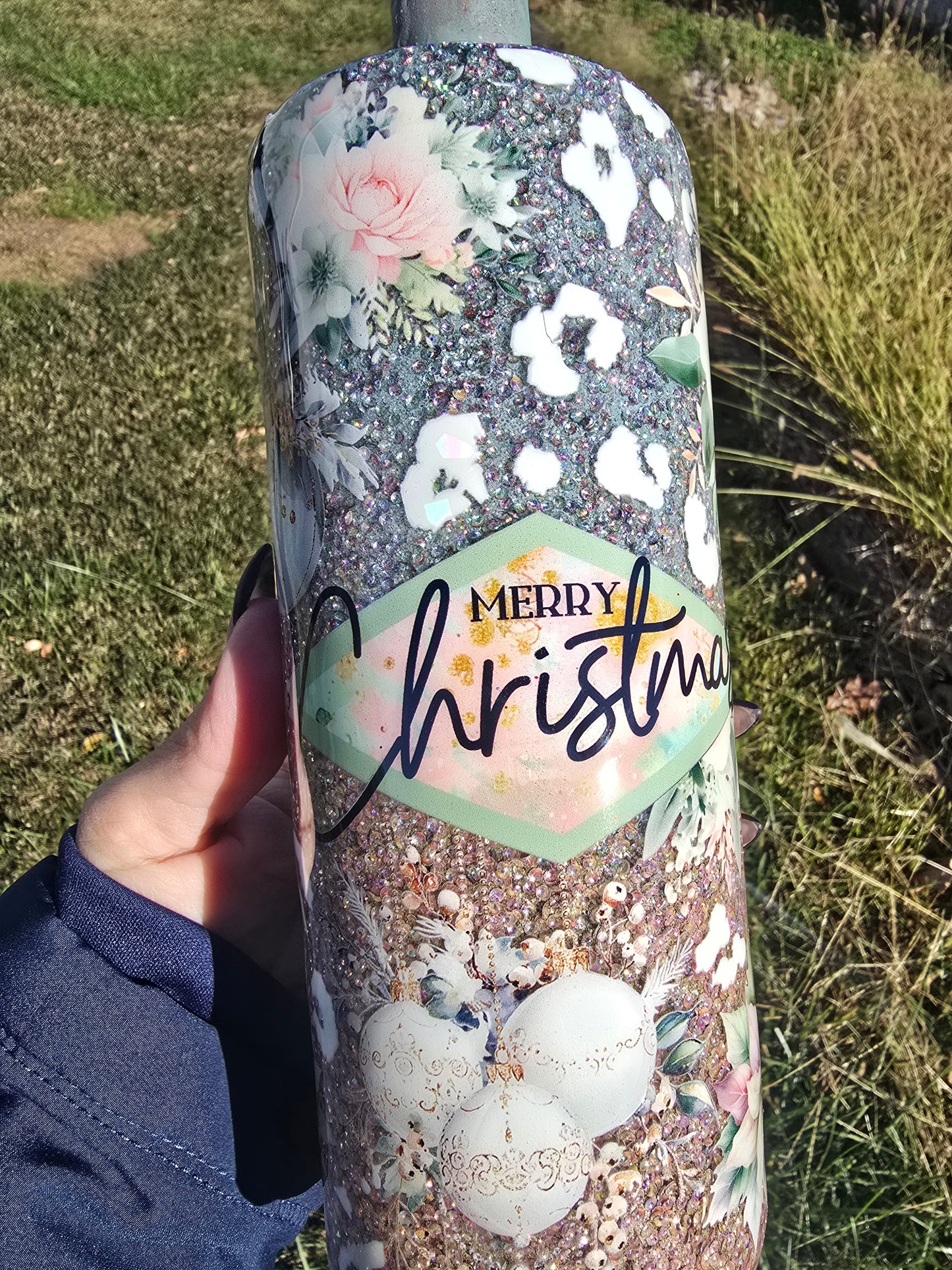 Silver & Gold Holiday Tumbler