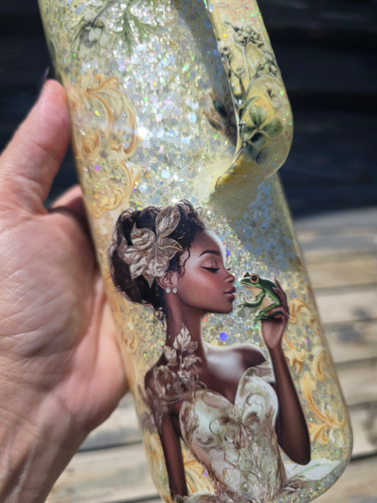 Princess & the Frog Inspired 30oz Skinny Handled Tumbler