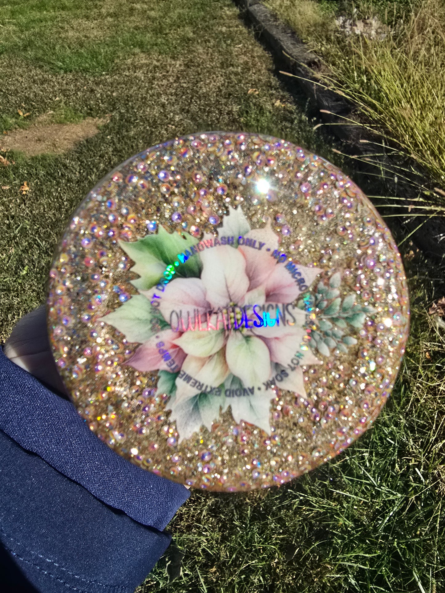 Silver & Gold Holiday Tumbler