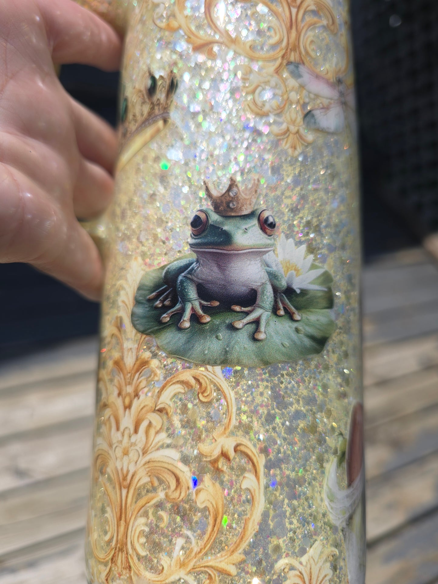 Princess & the Frog Inspired 30oz Skinny Handled Tumbler
