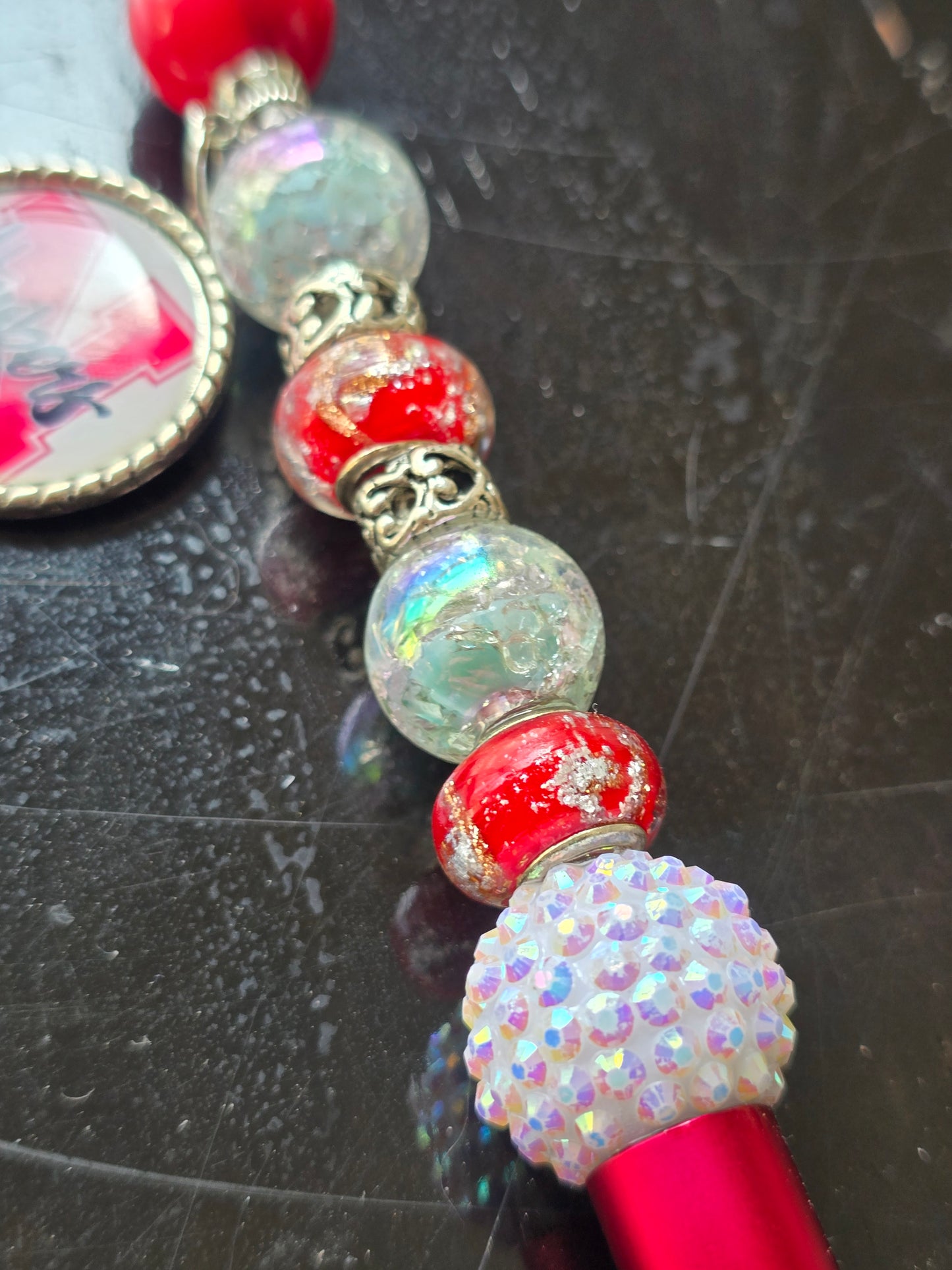 Huskers Beaded Pen