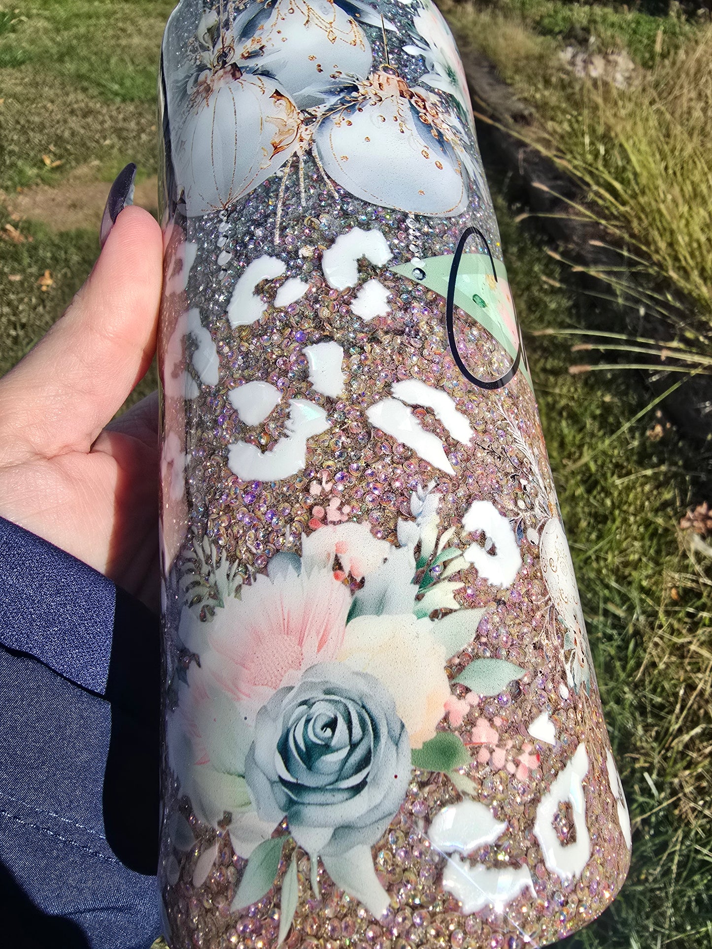 Silver & Gold Holiday Tumbler