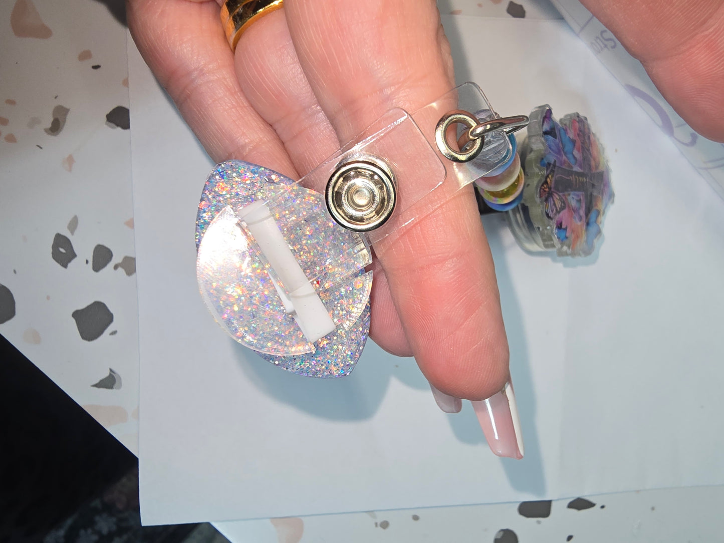 Badge Charm- Football