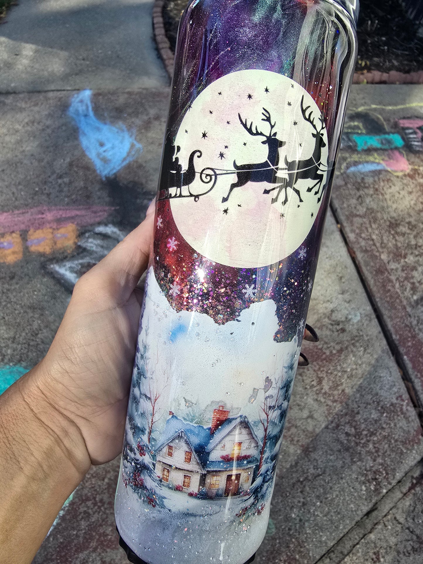 Santa & Reindeer Cup