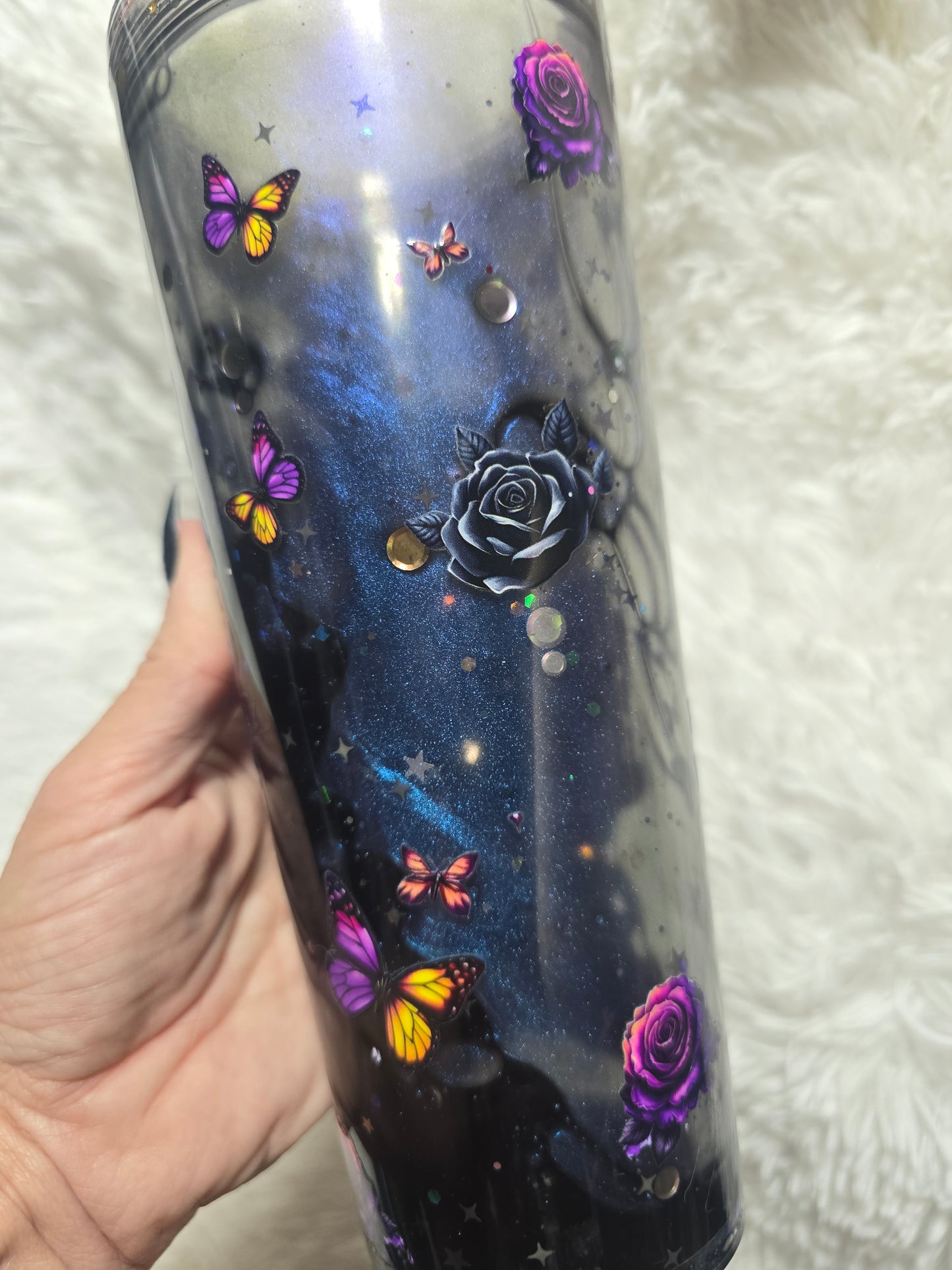 Mystic Owl Reverse Lava 24oz Snowglobe