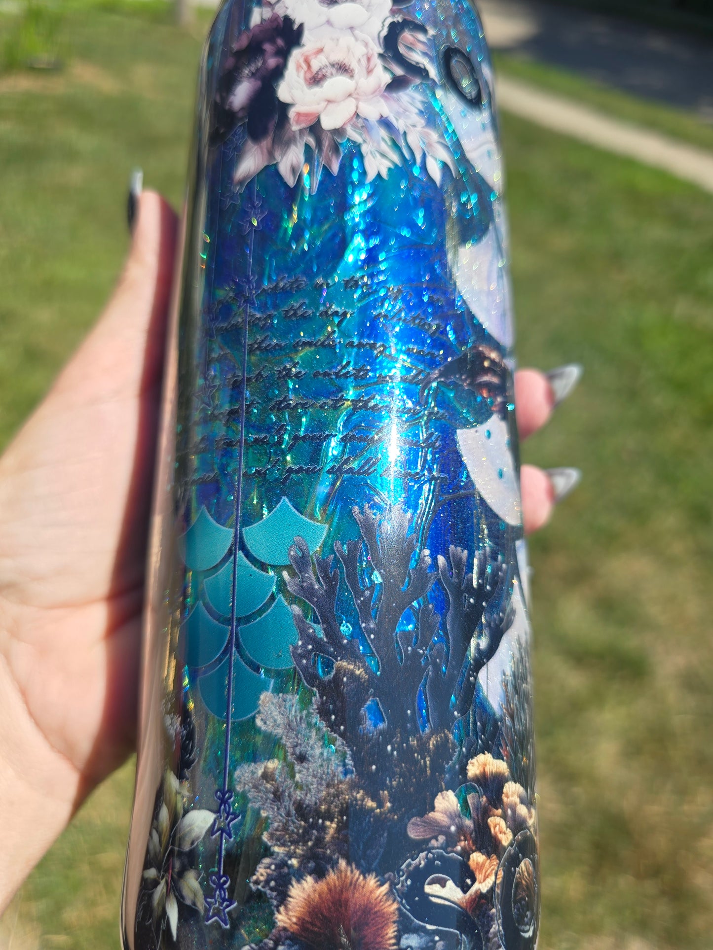 Dark Mermaid 20oz Skinny Tumbler