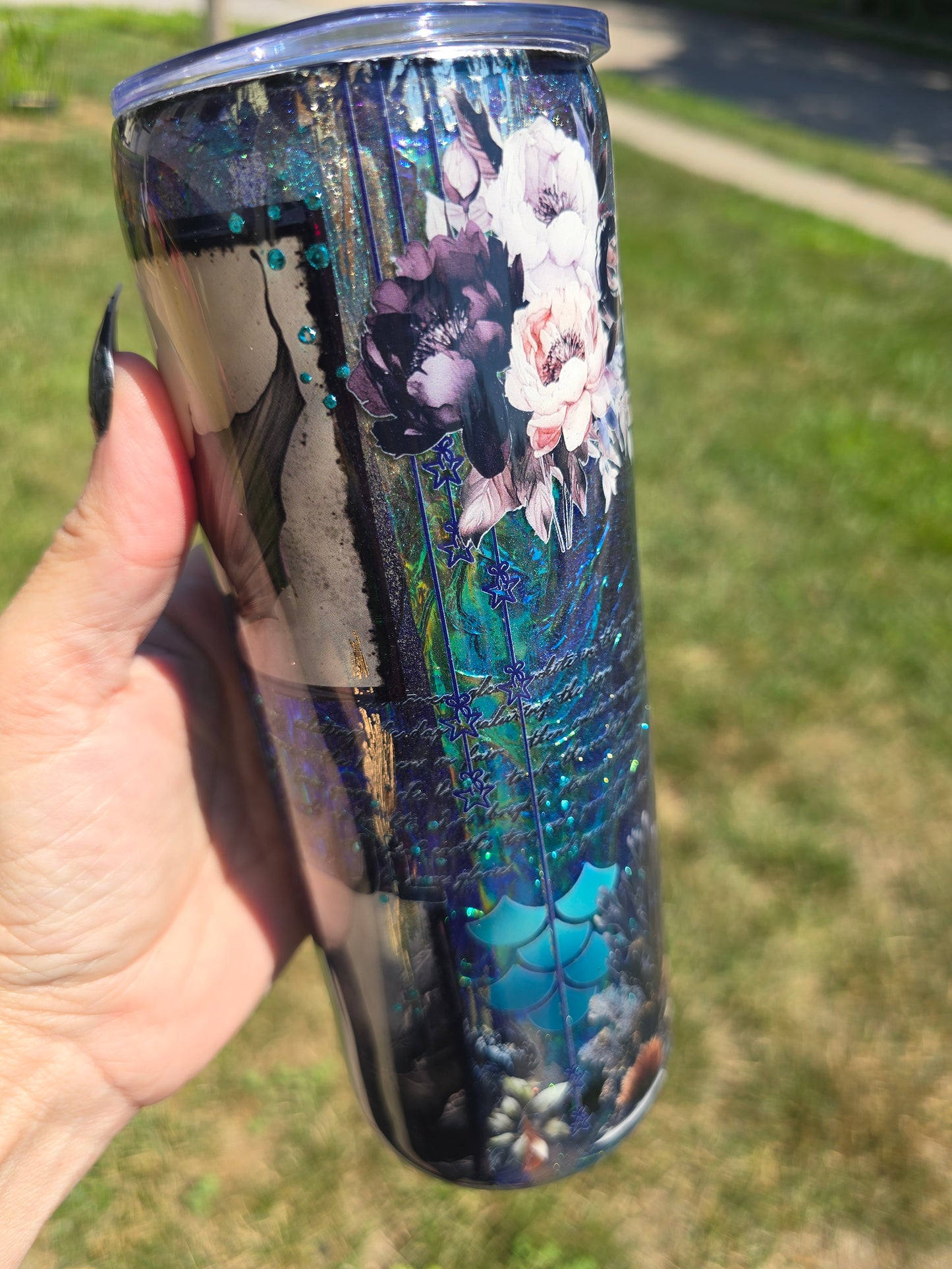 Dark Mermaid 20oz Skinny Tumbler