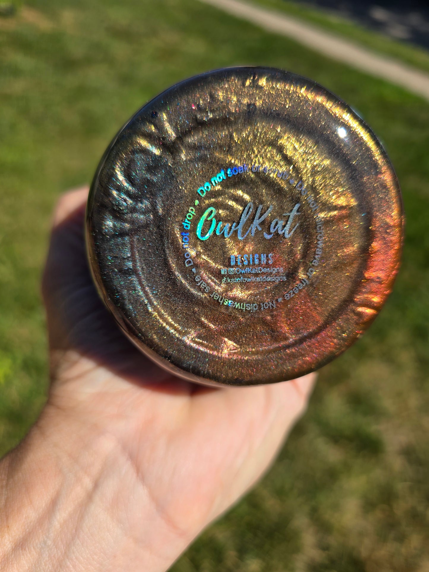 20oz Skinny Tumbler – Mulan Inspired Warrior