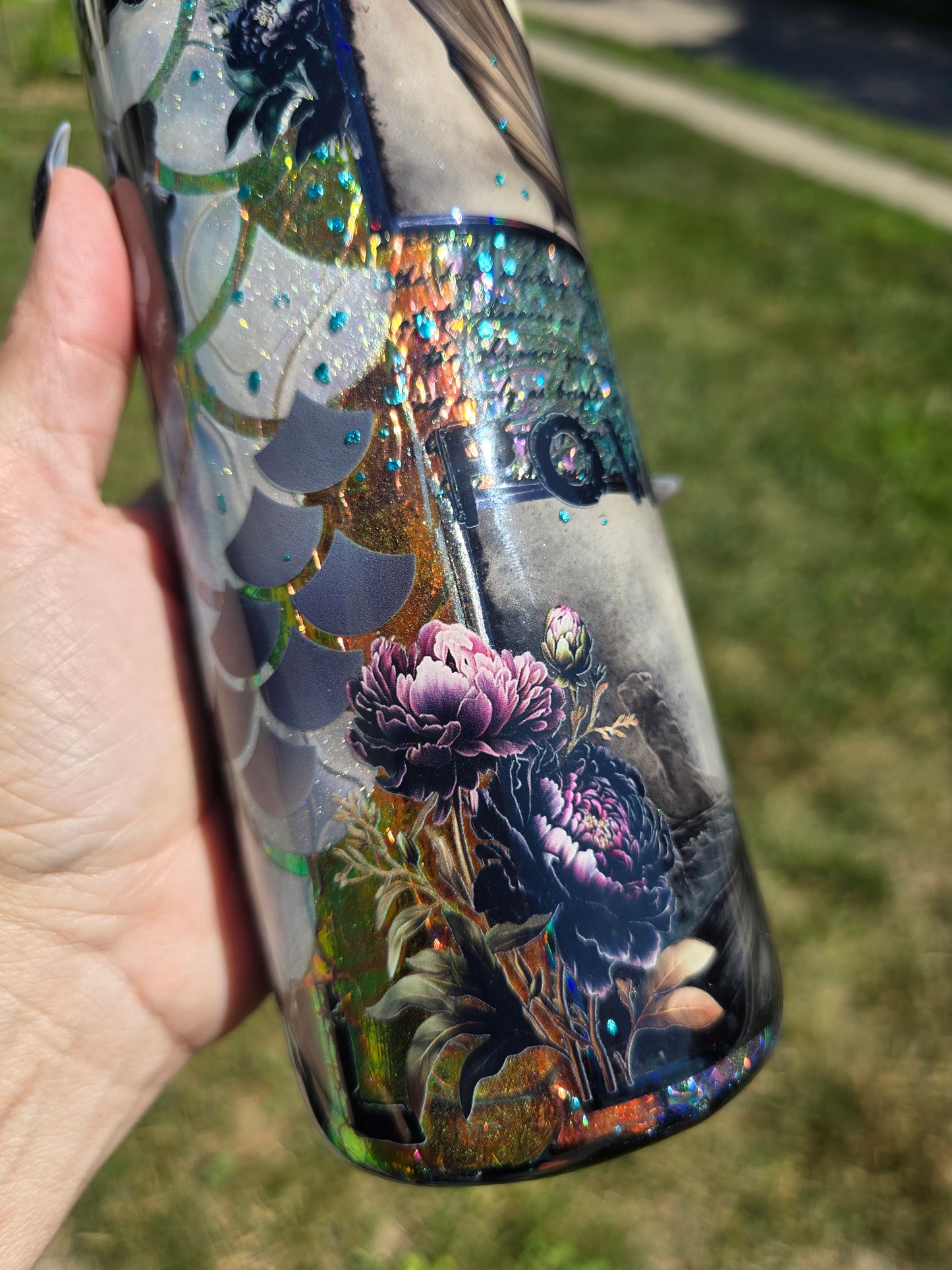 Dark Mermaid 20oz Skinny Tumbler